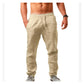 🏆SALE 60% OFF| Men's Breathable Linen Lounge Pants | Ultra-Soft Tropical Summer Trousers with Adjustable Drawstring | Relaxed Fit Beach & Holiday Wear