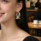 Exclusive 50% OFF | Elegant Twisted Cross Stud Earrings | Shimmering Micro-Pave Crystal Gold Plated Jewelry | Lightweight Hypoallergenic Earrings for Women
