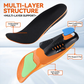 Ergonomic Arch Support Insoles | Plantar Fasciitis Relief & Shock Absorbing Shoe Inserts | Breathable Graphene Fabric for Men & Women