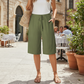 Exclusive 50% OFF | Women's Wide Leg Trousers | Adjustable Drawstring & Breathable Summer Pants | Lightweight Casual Palazzo Trousers for Holiday & Everyday