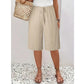 Exclusive 50% OFF | Women's Wide Leg Trousers | Adjustable Drawstring & Breathable Summer Pants | Lightweight Casual Palazzo Trousers for Holiday & Everyday