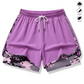📢📢50% OFF !! ⏰Women's Casual Athletic Shorts with Built-in Liner