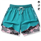 📢📢50% OFF !! ⏰Women's Casual Athletic Shorts with Built-in Liner
