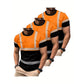 Exclusive 50% OFF | Men's 3-Pack Cooling Activewear Shirts | Breathable Moisture-Wicking Gym Tops | Dynamic Contrast Short Sleeve T-Shirts for Running & Training