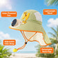 ❄️🌬️50% OFF !!!🌊Kids Solar Powered Cooling Fan Hat | UV Protection Neck Flap Sun Hat | Breathable Mesh & Roll-Up Summer Cap for Outdoor Adventures