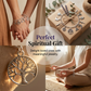 Vintage Pagan Charm Bracelet | Wiccan Tree of Life & Moon Phase Bangle | Antique Silver Spiritual Boho Jewellery for Women