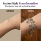 Vintage Pagan Charm Bracelet | Wiccan Tree of Life & Moon Phase Bangle | Antique Silver Spiritual Boho Jewellery for Women