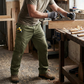 🔥Now 50% off！👖Men's Cargo Trousers | Multi-Pocket Utility Pants with Elastic Waist | Breathable Straight-Leg Work & Casual Trousers