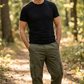 🔥Now 50% off！👖Men's Cargo Trousers | Multi-Pocket Utility Pants with Elastic Waist | Breathable Straight-Leg Work & Casual Trousers