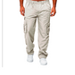 🔥Now 50% off！👖Men's Cargo Trousers | Multi-Pocket Utility Pants with Elastic Waist | Breathable Straight-Leg Work & Casual Trousers