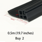 🚪 BUY 2 GET 1 FREE!|Window Rain Guard Weather Stripping | 135° Angled Water Deflector & Leak Stopper | Self-Adhesive Waterproof Seal for Home & Sills 🌧️✨