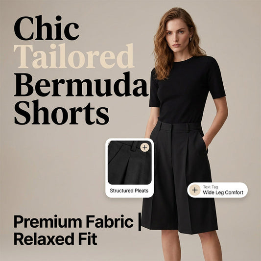 🩳Limited Time Special Price ￡16.99!!✨Women's Loose Fit Bermuda Shorts