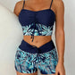 🔥While Supplies Last 50% OFF!Flattering High-Waist Bikini Set | Sporty Boxer Cut & Chic Lace-Up Top | Quick-Dry Tummy Control Beachwear