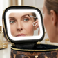 Flash Sale: LED Makeup Bag with Lighted Mirror | Touch Dimming & USB-C Rechargeable | Compact Travel Cosmetic Organizer