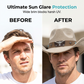 📢📢50% OFF !! ⏰Authentic Premium Suede Cowboy Hat | Vintage Bull Skull Band & Adjustable Wind Rope | Wide Brim Western Sun Hat for Men & Women