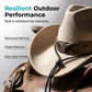 📢📢50% OFF !! ⏰Authentic Premium Suede Cowboy Hat | Vintage Bull Skull Band & Adjustable Wind Rope | Wide Brim Western Sun Hat for Men & Women