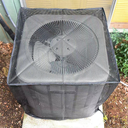 Outdoor AC Unit Protective Cover | Breathable Nylon Mesh | All-Season Weatherproof Air Conditioner Guard