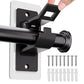 Special Offer: Drill-Free Adhesive Curtain Rod Brackets | Waterproof Stainless Steel Spring Clamp | Multipurpose Tension Pole Holder