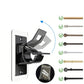 Special Offer: Drill-Free Adhesive Curtain Rod Brackets | Waterproof Stainless Steel Spring Clamp | Multipurpose Tension Pole Holder