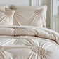 🛏️ 50% OFF NOW! ⏰ Elegant Pinch Pleat Duvet Cover Set – Wrinkle-resistant & breathable – Machine washable – fresh, inviting bed made easy 🌿✨🌙