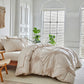 🛏️ 50% OFF NOW! ⏰ Elegant Pinch Pleat Duvet Cover Set – Wrinkle-resistant & breathable – Machine washable – fresh, inviting bed made easy 🌿✨🌙