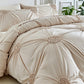 🛏️ 50% OFF NOW! ⏰ Elegant Pinch Pleat Duvet Cover Set – Wrinkle-resistant & breathable – Machine washable – fresh, inviting bed made easy 🌿✨🌙