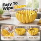 Special Offer: Playful Banana Fruit Bowl | Sculptural Countertop Organizer & Snack Storage | Decorative Home Accent