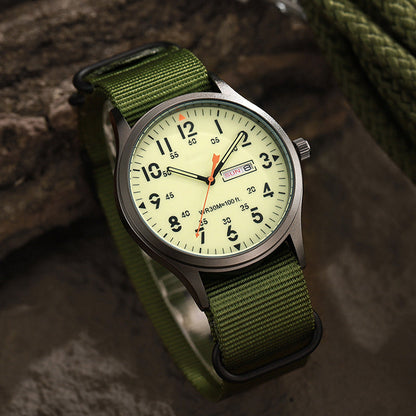 🏖️  50% OFF – Limited Time ⌚✨ Men's Quartz Watch with Luminous Display – Glows in the Dark, Shines All Day! | Classic Style for Any Occasion 👔
