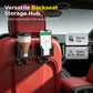 Special Offer: Car Seat Back Organizer & Cup Holder | Dual Heavy-Duty Hooks | Versatile Backseat Storage Hub for Bags & Drinks
