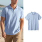 🌞Summer New Hot Selling 50% OFF🎁Men's Linen Casual Breathable Short Sleeve Collared Shirt
