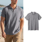 🌞Summer New Hot Selling 50% OFF🎁Men's Linen Casual Breathable Short Sleeve Collared Shirt