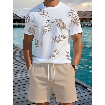 🔥Limited Stock50% Off!🎉Men's Summer Printed 2-Piece Set