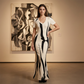 📢📢50% OFF !! 👗 CURVE-ENHANCING RUCHED MAXI DRESS — Sculpted Hourglass Fit | Soft Stretch Comfort & Elegant Event Wear ✨