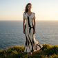📢📢50% OFF !! 👗 CURVE-ENHANCING RUCHED MAXI DRESS — Sculpted Hourglass Fit | Soft Stretch Comfort & Elegant Event Wear ✨