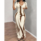 📢📢50% OFF !! 👗 CURVE-ENHANCING RUCHED MAXI DRESS — Sculpted Hourglass Fit | Soft Stretch Comfort & Elegant Event Wear ✨