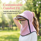🎉 50% OFF! 🚴‍♀️ Viral Cycling Sun Hat – Full Shield, Zero Fog ✨