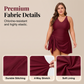 Women Plus Size Swim Dress One-Piece Solid Color Swimsuit