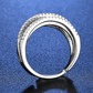 📢📢50% OFF !! 💍 ADJUSTABLE CZ CROSSOVER RING — Sparkling Pavé & Multi-Band Elegant Design ✨