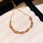 💎Retro Crossover Twisted Multicolor Zircon Adjustable Bracelet for Women