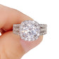 📢📢50% OFF !! ⏰Women's Cubic Zirconia Halo Ring