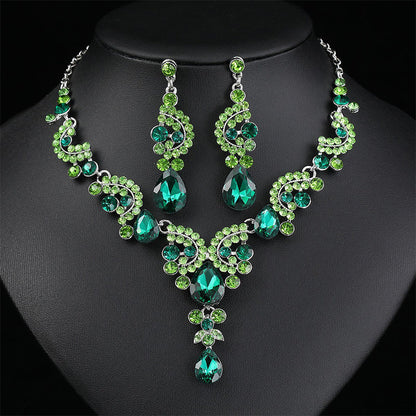 💎 50% OFF NOW! ✨ Sparkling Rhinestone Necklace & Earrings Set – Dazzling crystals, elegant matching & lightweight – Perfect for weddings, parties & everyday glam 🌟