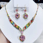 📢📢50% OFF !! ⏰Sparkling Heart Necklace & Earring Set