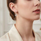 Women's Sparkling Teardrop Hanging Earrings