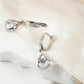 Women's Sparkling Teardrop Hanging Earrings