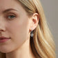 Women's Sparkling Teardrop Hanging Earrings