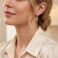Women's Sparkling Teardrop Hanging Earrings
