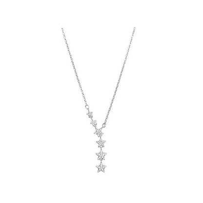 Women’s Cascading Star Lariat Necklace