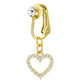 Non Piercing Belly Button Ring Clip on Navel Ring