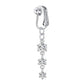 Non Piercing Belly Button Ring Clip on Navel Ring