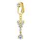 Non Piercing Belly Button Ring Clip on Navel Ring